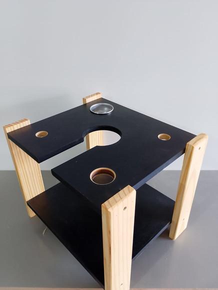 Mesa para Narguilé em mdf e Pinus