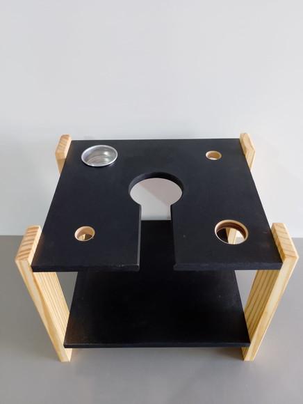 Mesa para Narguilé em mdf e Pinus