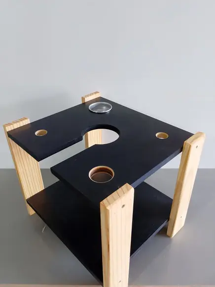 Mesa para Narguilé em mdf e Pinus