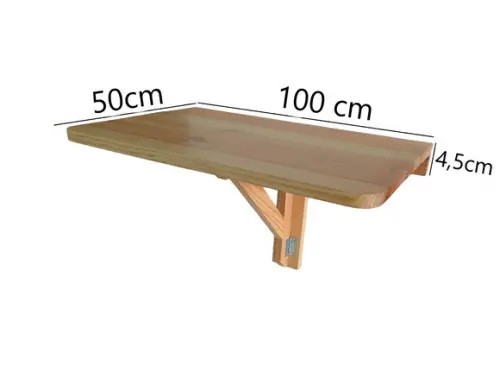 Mesa Dobrável em Pinus 100cmx50cm