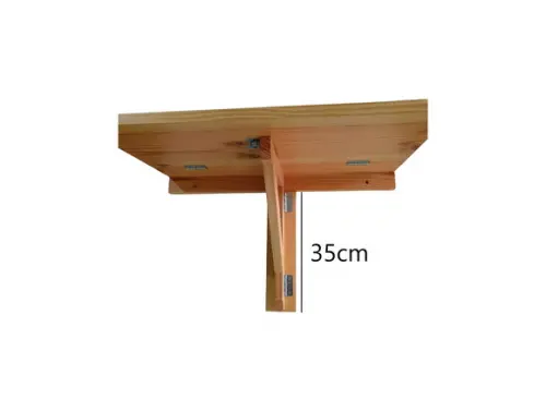 Mesa Retrátil Dobrável em Pinus