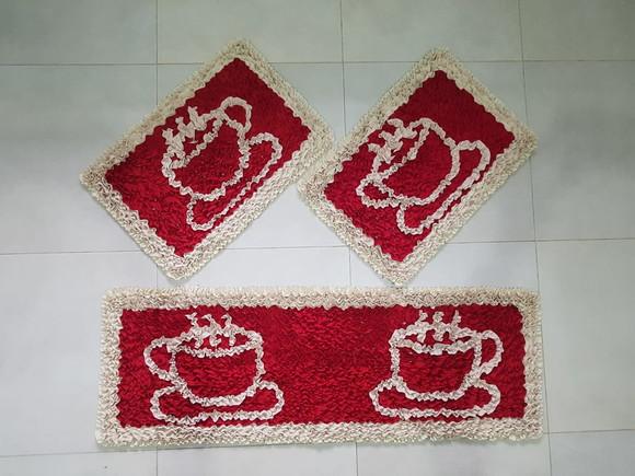Jogo de Cozinha Frufru Xícaras Antiderrapante