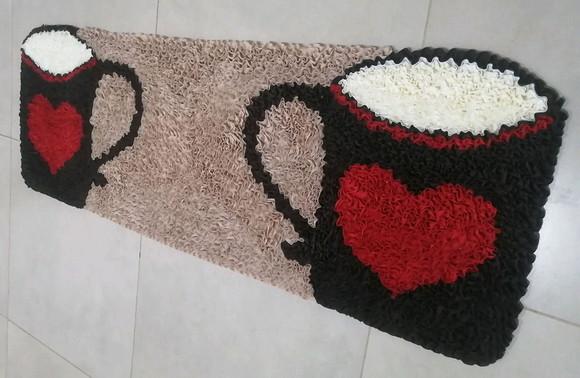 Passadeira Frufru Xícara Antiderrapante