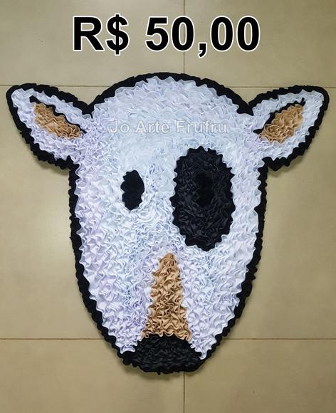 Tapete de Bull Terrier em Frufru com Antiderrapante