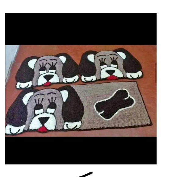 Tapete de Cachorro em Frufru Antiderrapante