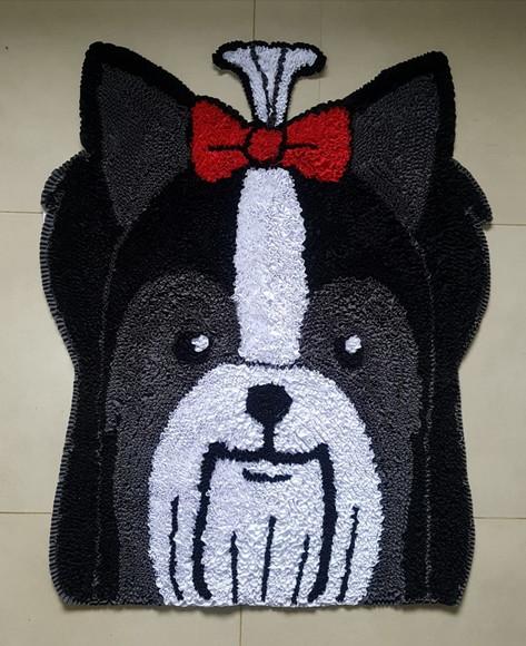 Tapete de Cachorro em Frufru Antiderrapante