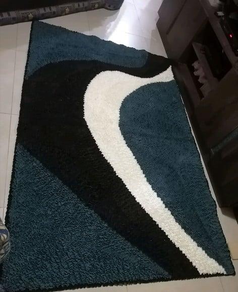Tapete de Sala em Frufru Antiderrapante