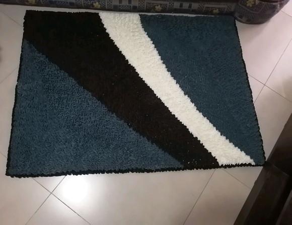 Tapete de Sala em Frufru Antiderrapante