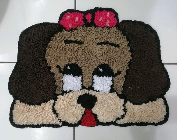 Tapete Frufru Cachorra Antiderrapante