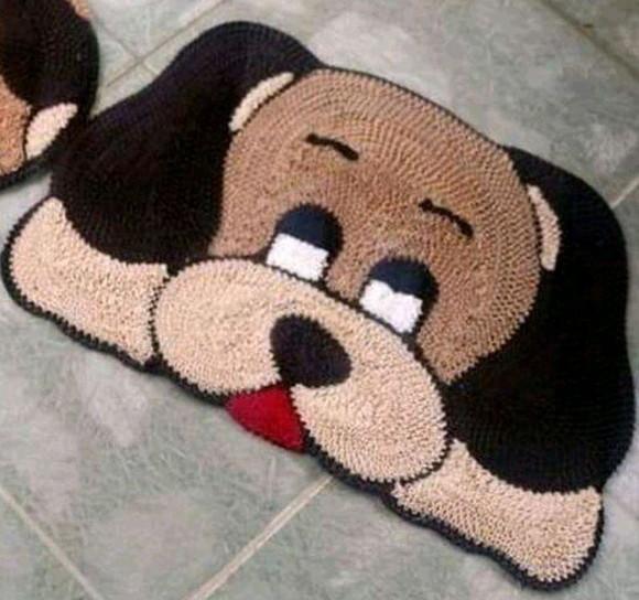 Tapete Frufru Cachorro Antiderrapante
