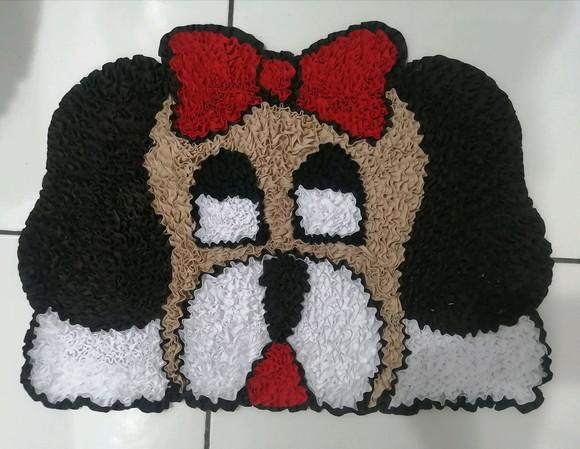 Tapete Frufru Cachorra Antiderrapante