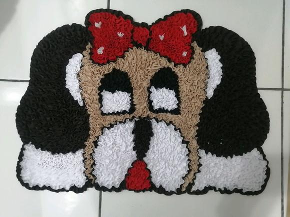 Tapete Frufru Cachorra Antiderrapante