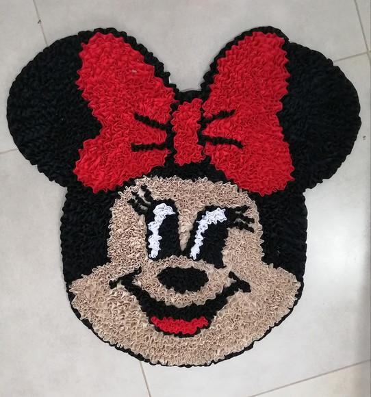 Tapete Frufru de Minnie Antiderrapante