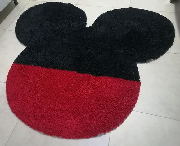 Tapete Frufru Mickey 1m50cm Antiderrapante