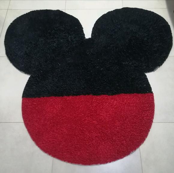 Tapete Frufru Mickey 1m50cm Antiderrapante