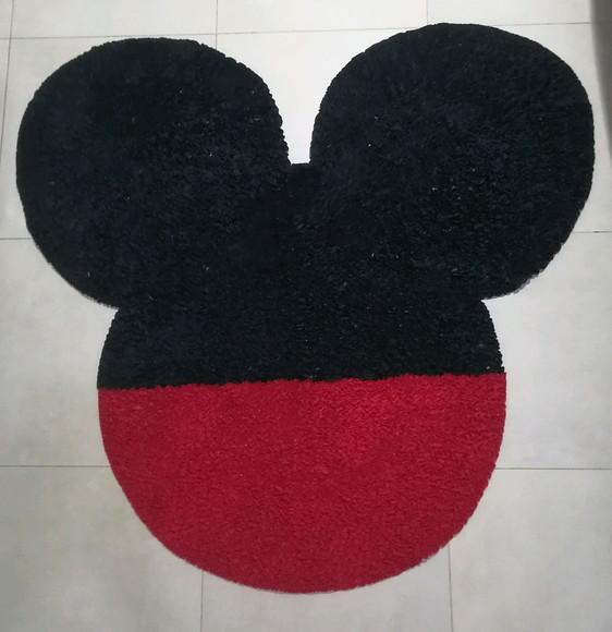 Tapete Frufru Mickey 1m50cm Antiderrapante