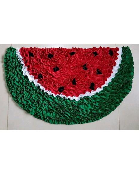Tapete Frufru Melancia Antiderrapante