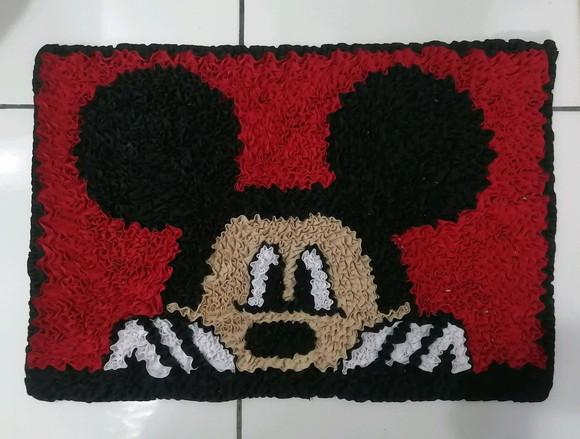 Tapete Frufru Mickey Antiderrapante