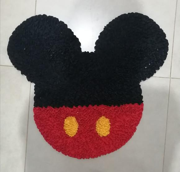 Tapete Frufru Mickey Antiderrapante