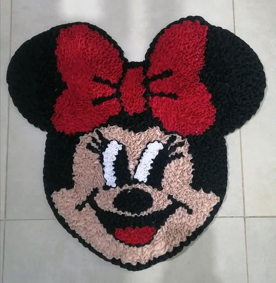 Tapete Frufru Minnie Antiderrapante