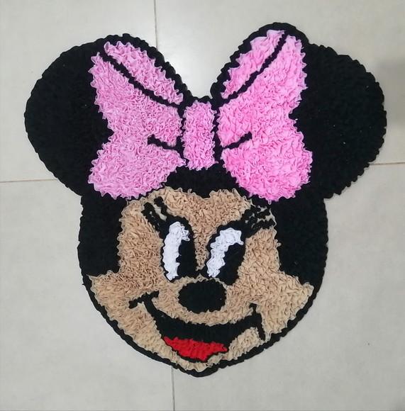 Tapete Frufru Minnie Antiderrapante