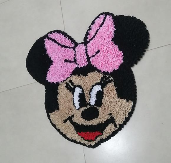 Tapete Frufru Minnie Antiderrapante