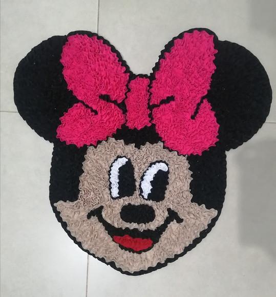 Tapete Frufru Minnie Antiderrapante