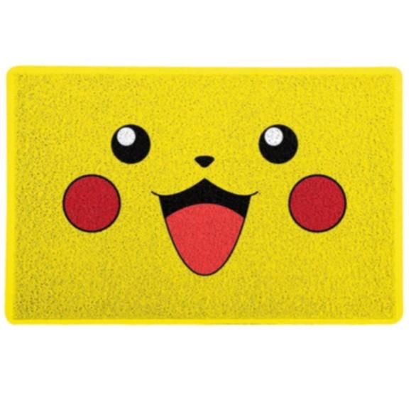 Tapete Frufru Pikachu 70cm x 40cm Antiderrapante