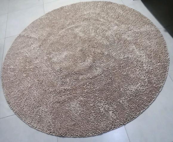 Tapete Frufru Sala 1m80cm x 1m80cm Antiderrapante