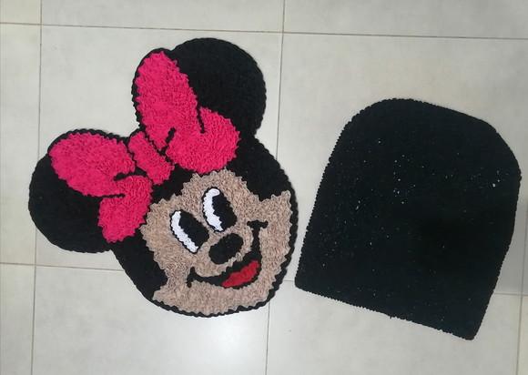 Tapetes Frufru Lavabo Minnie Antiderrapante