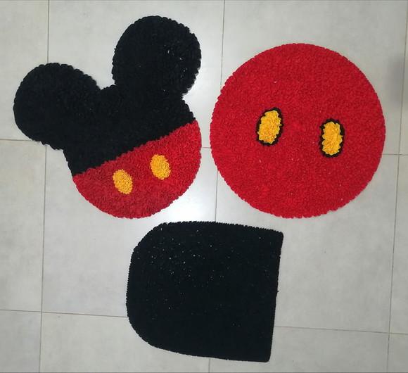 Tapetes Frufru Mickey Antiderrapante