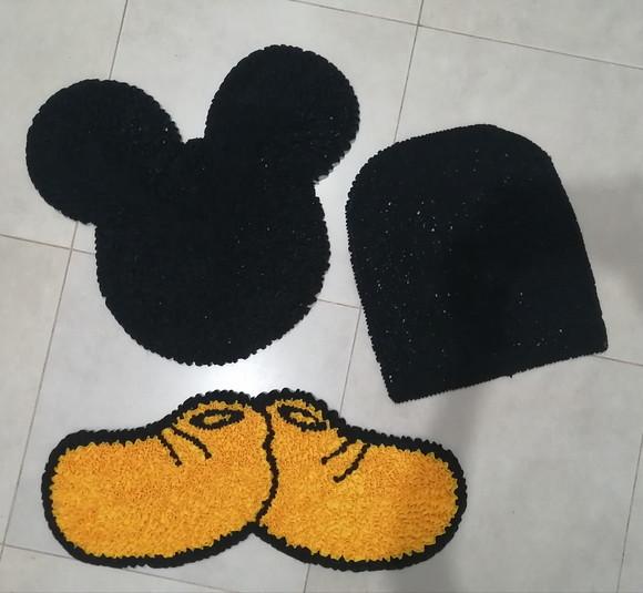 Tapetes Frufru Mickey Antiderrapante