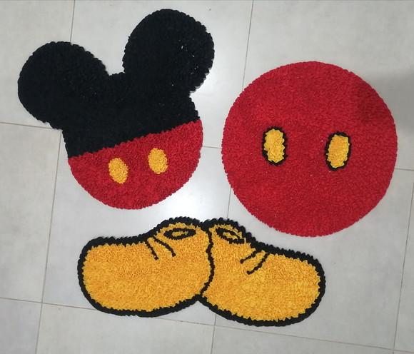 Tapetes Frufru Mickey Antiderrapante