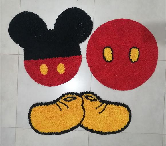 Tapetes Frufru Mickey Antiderrapante
