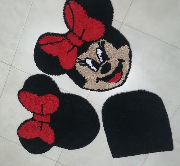 Tapetes Frufru Minnie Antiderrapante