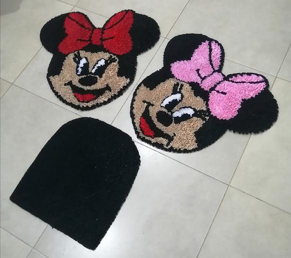 Tapetes Frufru Minnie Antiderrapante