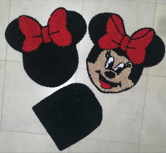 Tapetes Frufru Minnie Antiderrapante