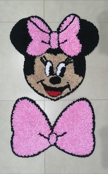 Tapetes Frufru Minnie Antiderrapante