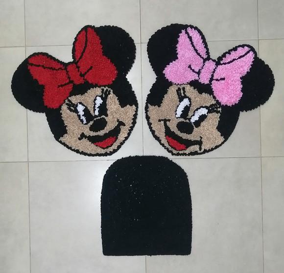 Tapetes Frufru Minnie Antiderrapante
