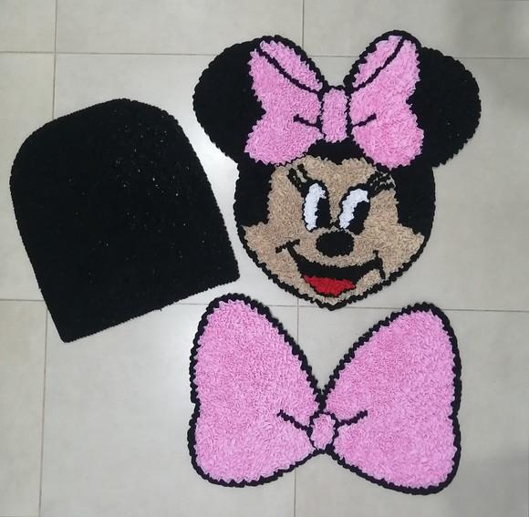 Tapetes Frufru Minnie Antiderrapante