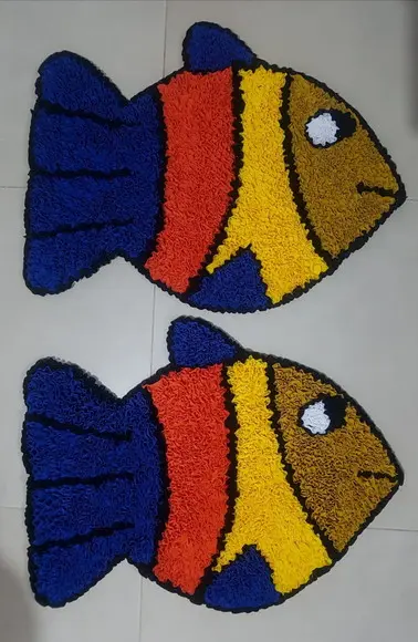 2 Peixes em Frufru Antiderrapante