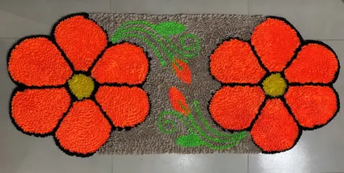 Passadeira Frufru 1m30cm x 55cm Antiderrapante