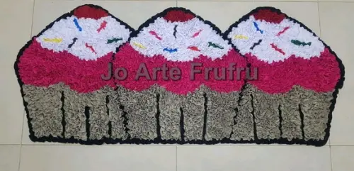 Passadeira Frufru Cupcake Antiderrapante