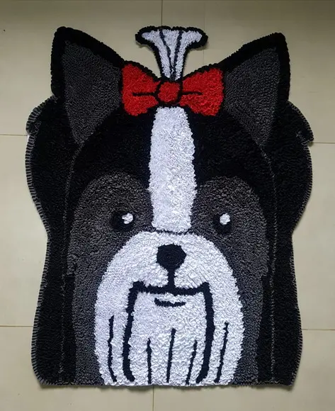 Tapete de Cachorro em Frufru Antiderrapante