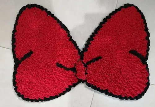 Tapete de Laço da Minnie em Frufru Antiderrapante
