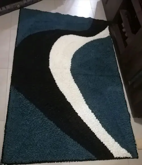 Tapete de Sala em Frufru Antiderrapante