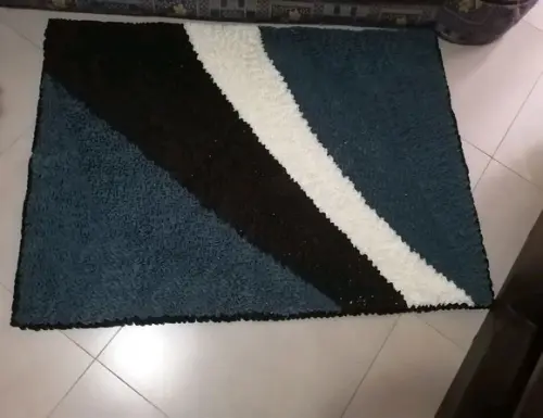 Tapete de Sala em Frufru Antiderrapante