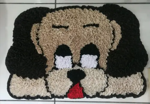 Tapete Frufru Cachorro Antiderrapante