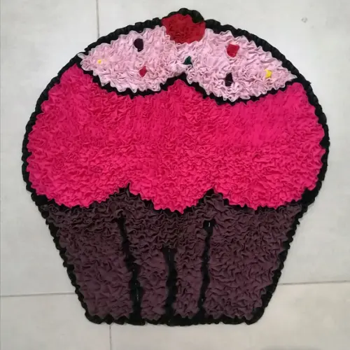 Tapete Frufru Cupcake Antiderrapante