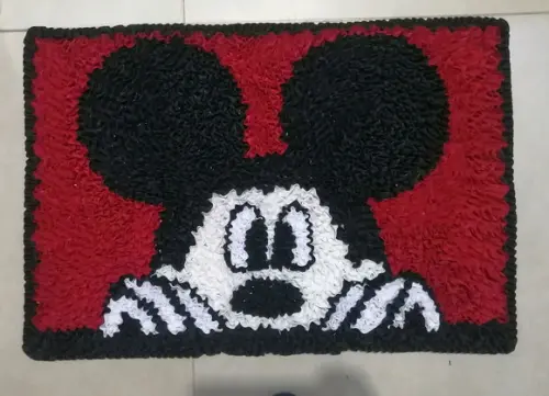 Tapete Frufru Mickey Antiderrapante